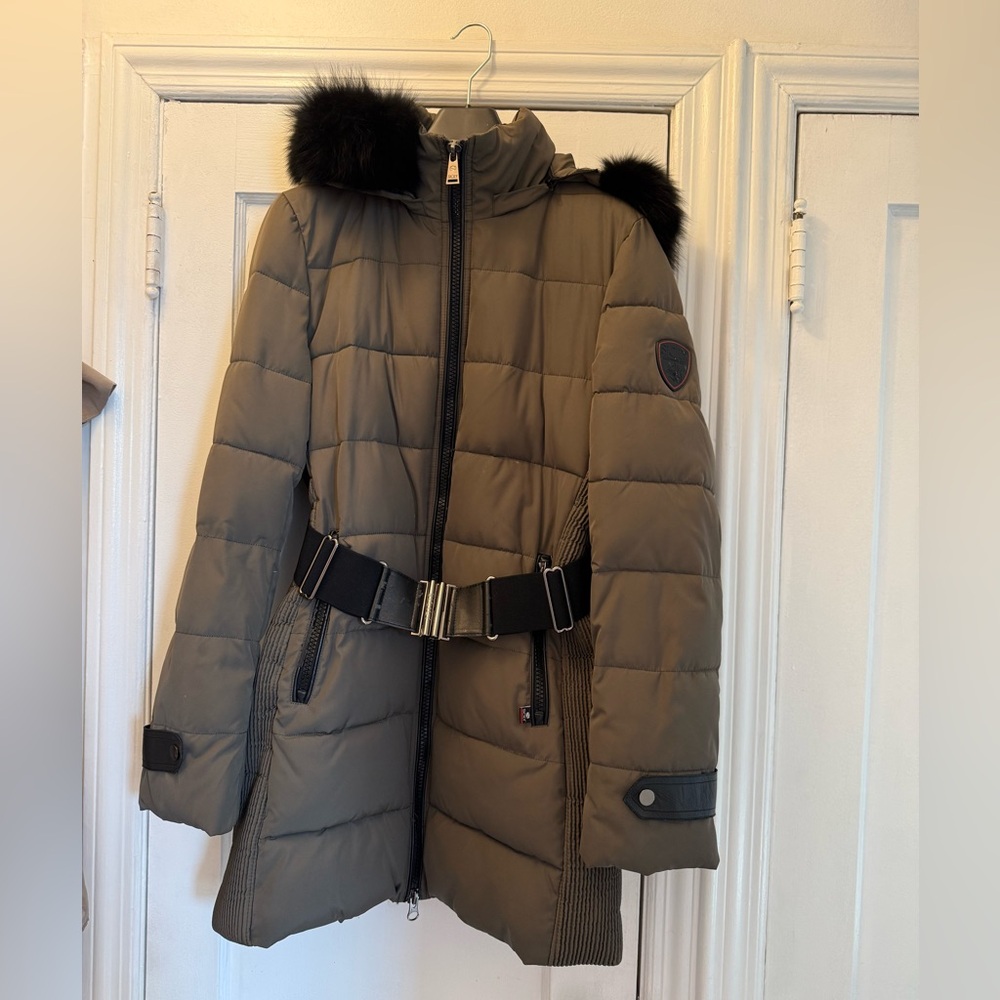 Sicily Clothing green Puffer Jacket
